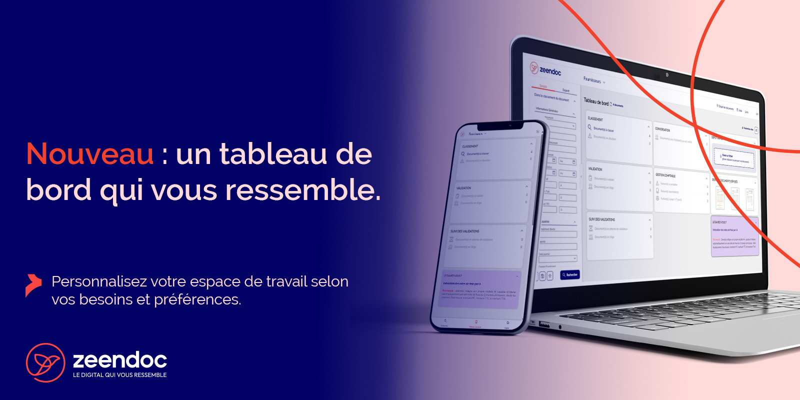 Découvrez votre nouveau tableau de bord dans Zeendoc