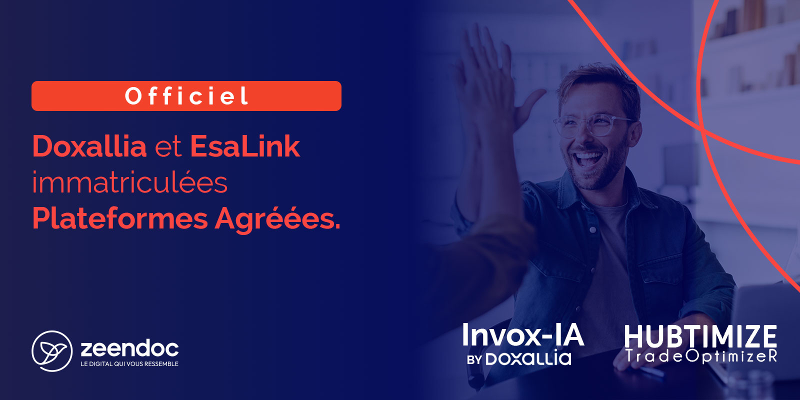 Doxallia et EsaLink immatriculées Plateformes Agréées
